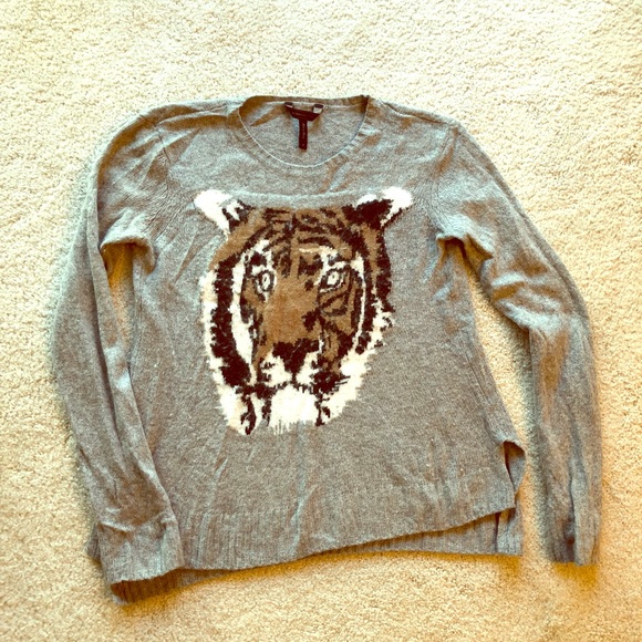 tiger face sweater